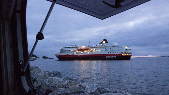 Stavanger, Hafen der Hurtigruten Schiffe, Norwegen