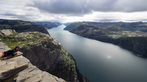 Ausblick vom Preikestolen, Norwegen